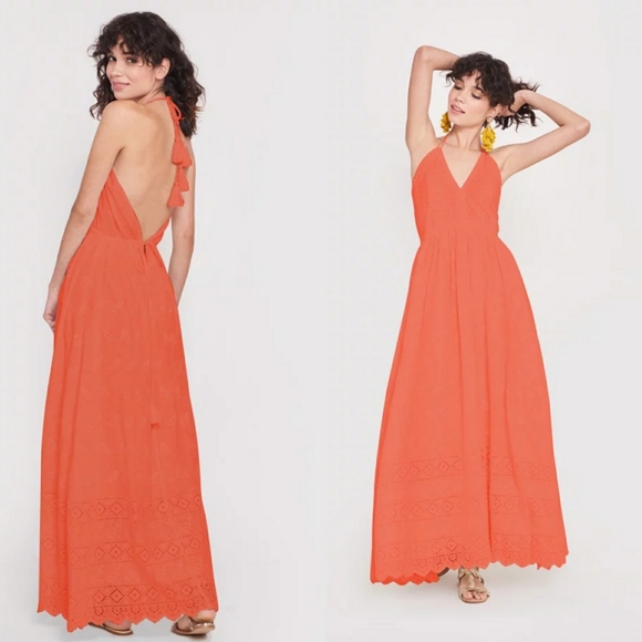Roberta Roller Rabbit Dresses & Skirts - Roller rabbit Lois eyelet maxi coral dress